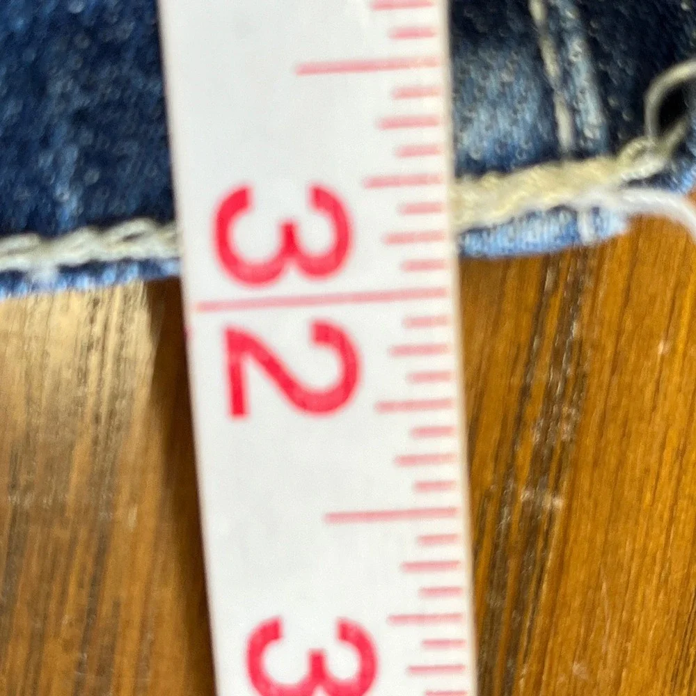 J.CREW Denim‎ Wide Flare Leg Jeans Womens 29 Blue High Rise Raw Hem Boho Coastal